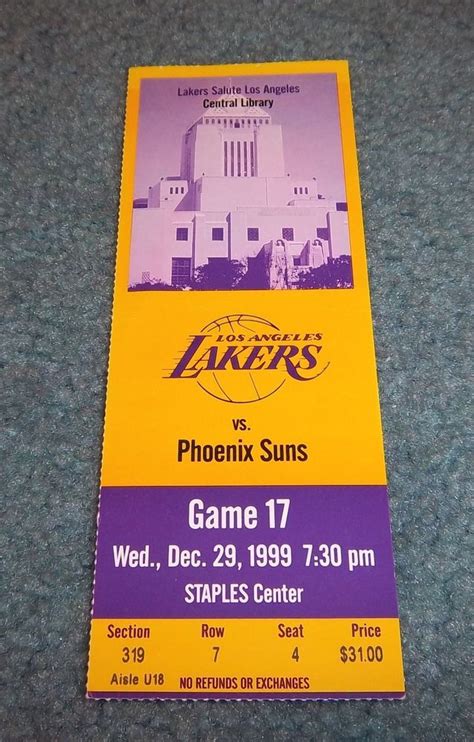 lakers game tickets